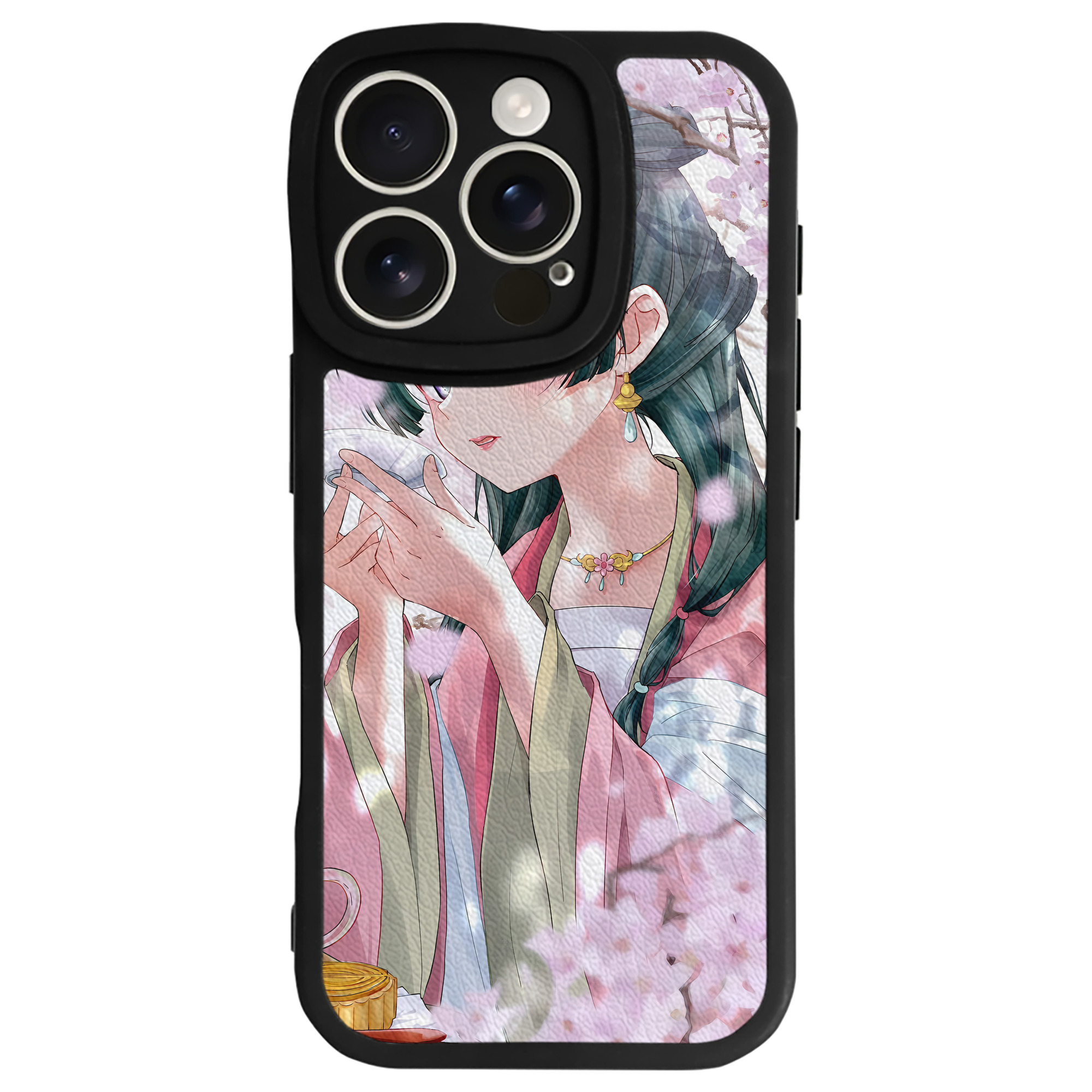 （画像用） 薬屋のひとりごと The Apothecary Diaries 【iPhone 16シリーズ対応】シリコンスマホケース（レザー調） 材質：シリコン